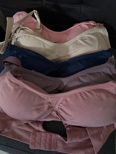 Customer photo review of Lovemère Seamless Nursing Bra