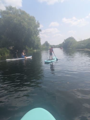Customer photo review of KIDS GREEN MACHINE PADDLE BOARD