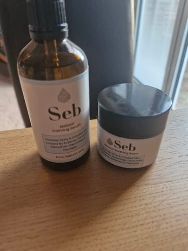 Customer photo review of Seb Natural Calming Serum