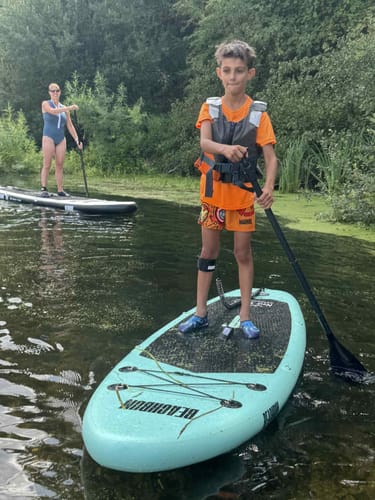 Customer photo review of KIDS GREEN MACHINE PADDLE BOARD (PRE ORDER ETA 1/7/25)