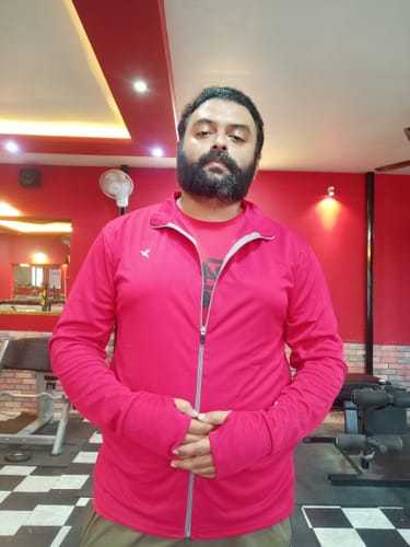 Customer photo review of Bright Red - Sunblock Jacket