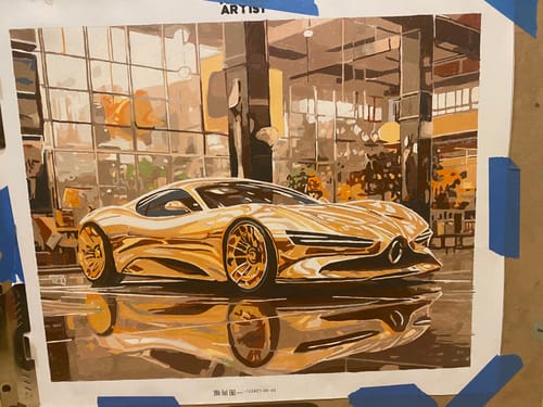 Customer photo review of The Gilded Speedster