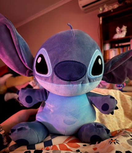 Customer photo review of Stitch Weighted Sensory Plush