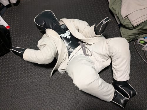 Customer photo review of Adults Essential BJJ Grappling Dummy - 170cm Unfilled