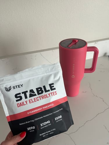 Customer photo review of STEY Stable Everyday Hydration One Time Purchase