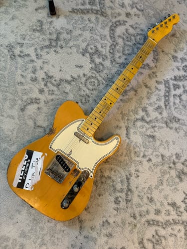Customer photo review of Streamline - Telecaster Pickguard - Cream/Black/Cream