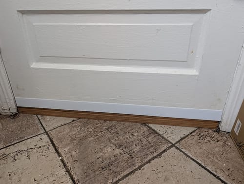 Customer photo review of 32" x 6" Inswing Threshold