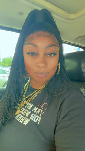 Customer photo review of Bukola Micro Twist Frontal Lace (Ready To Ship)