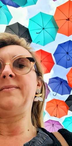 Julie D. review of Boucles d'oreilles Nerikomi demi lune et petit pont image 1 out of 1