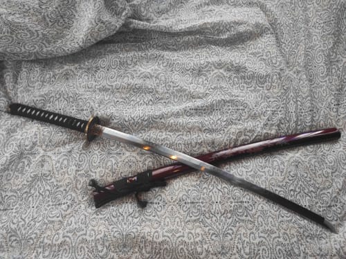 Customer photo review of Floral katana