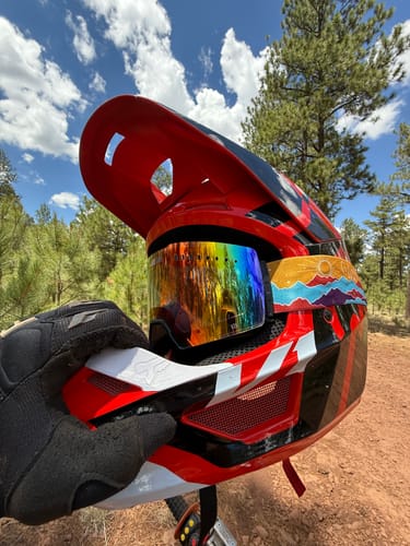 Customer photo review of The Valorie Moto/MTB Goggle - Gasolina Lens