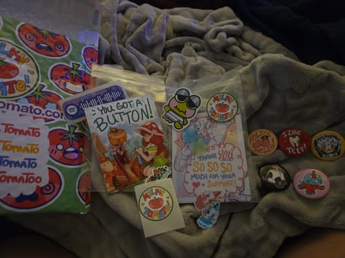 Customer photo review of Mystery Button Packs!