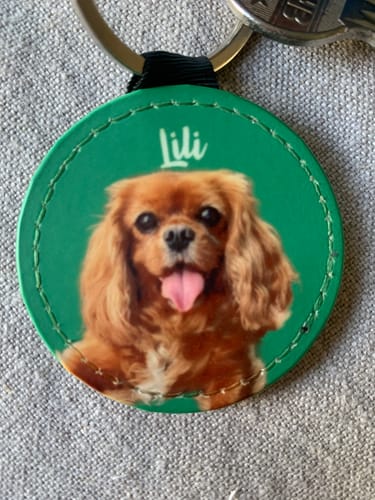 Customer photo review of Portrait d'animal - Porte-clés personnalisé