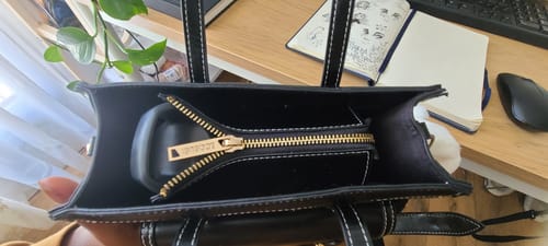 Customer photo review of Evelyn Retro PU Leather Tote