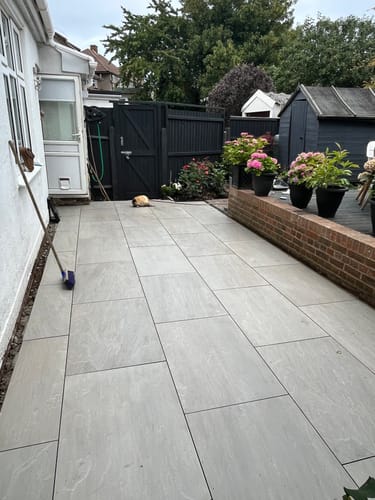 Customer photo review of Kandala - Grey Porcelain Paving Tiles - 900 x 600 x 20mm