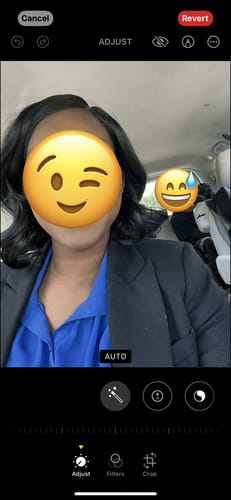 Customer photo review of Outre Melted Hairline Glueless HD Lace Front Wig - SORANA