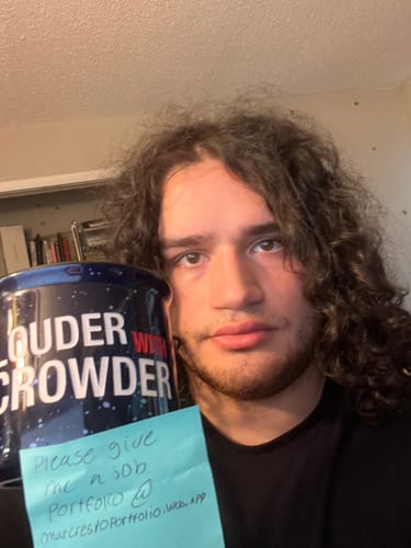 Customer photo review of FREE Louder With Crowder Mug