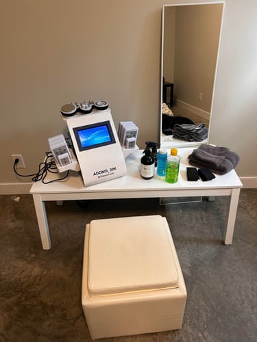 Customer photo review of Adonis™ 30K Fat Blasting Cavitation Machine 6 in 1