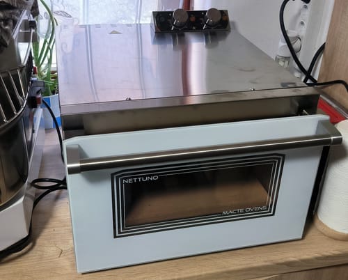 Customer photo review of Macte Ovens Nettuno | Forno elettrico per pizza e pane