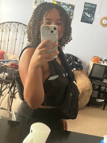 Customer photo review of Tropical Oasis Anti-Humidity Firm Hold Hair Gel