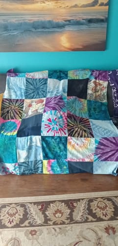 Customer photo review of Premium T Shirt Quilt