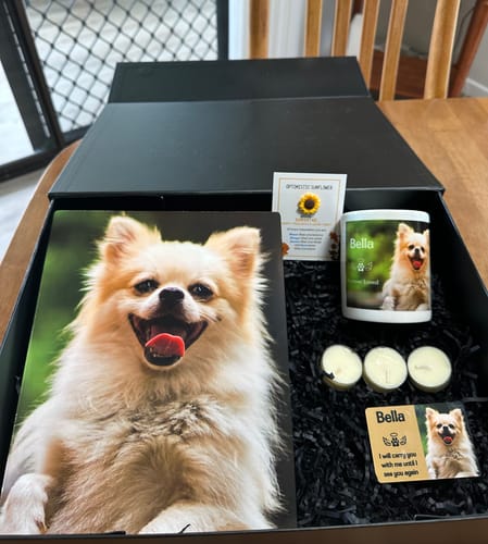 Customer photo review of Premium Magnetic Gift Box Black - Large