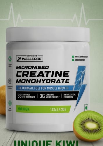 Customer photo review of Wellcore - Pure Micronised Creatine Monohydrate | Kiwi Kick (122g, 33 servings)