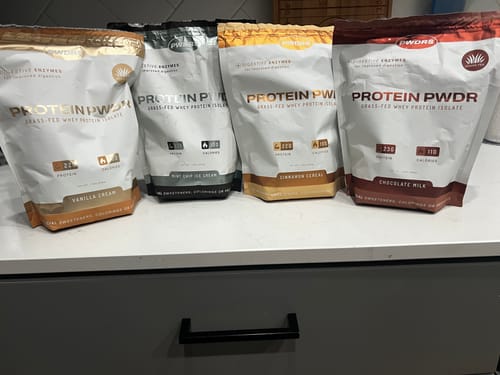 Customer photo review of PROTEIN PWDR