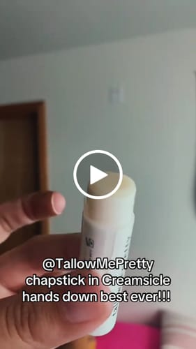Customer video review of Creamsicle Lip Balm