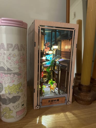 Customer photo review of Kyoto Gion Book Nook Kit
