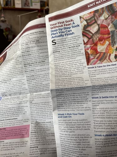 Customer photo review of Knit Nation • 1-Issue-a-Month Subscription