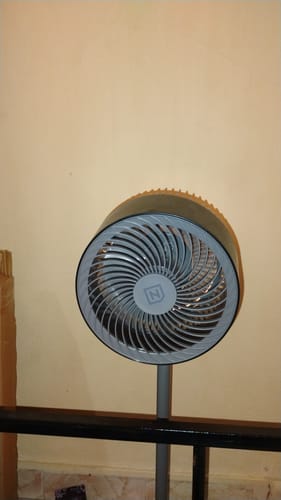 Customer photo review of HALO v2 | 3D Air Circulation Fan with Mood Lamp
