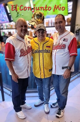 Customer photo review of Puerto Rico Heritage Custom Baseball Jersey