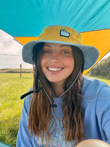 Customer photo review of Mum's Pav Wide Brim Surf Hat UPF 50+