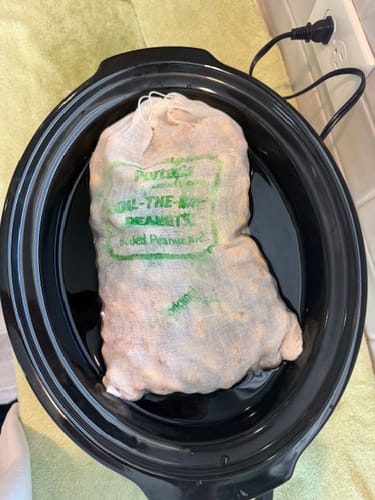 Customer photo review of Boil-The-Bag Boiled Peanuts (2 Bags)