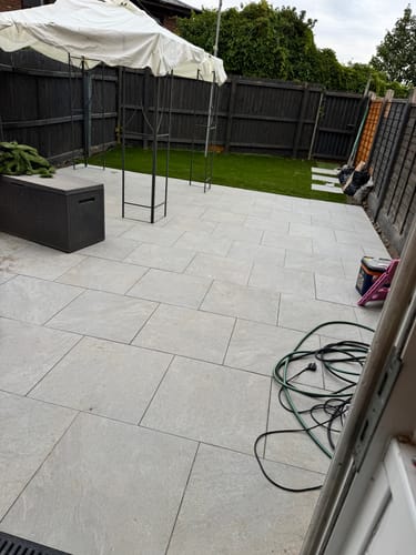 Customer photo review of Aruba - Grey Porcelain Paving Tiles - 600 x 600 x 20mm