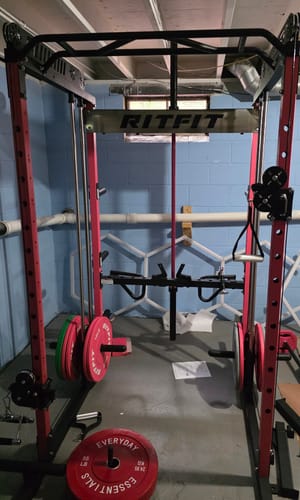 Customer photo review of RitFit M1 PRO Multi-Functional Smith Machine with Cable Crossover System and Squat Rack for Home Gym