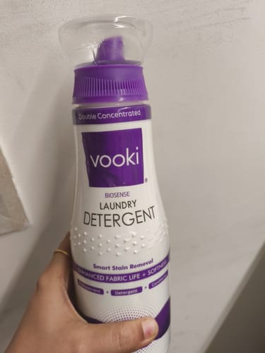 Customer photo review of VOOKI BioSense Laundy Detergent - 801 ML