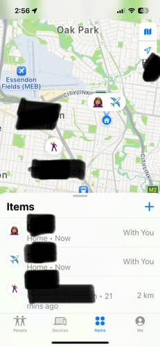 Customer photo review of SPOTMINDERS. Tracking card