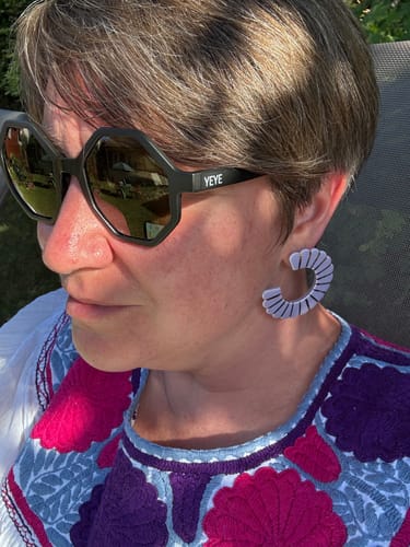 Magali A. review of Créoles festonnées, lavande et or image 1 out of 1