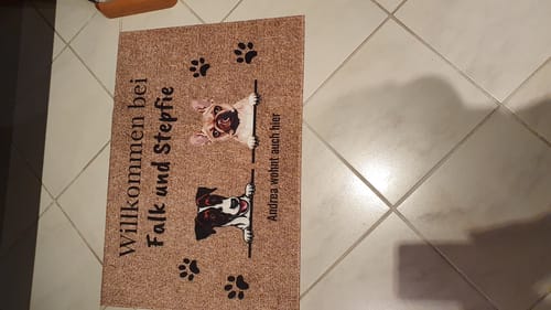 undefined review of Willkommen bei - Individuelle Fußmatte image 1 out of 1