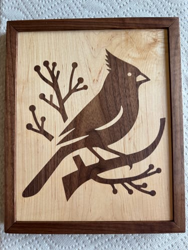 Customer photo review of V-Carve Inlay Bit Set