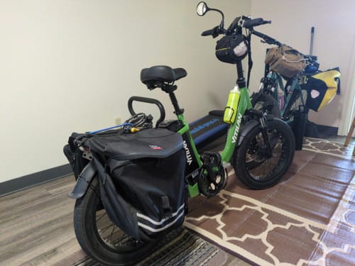 Customer photo review of U3 Full Suspension Foldable Fat Tire Electric Bike