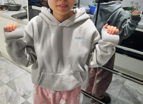 Customer photo review of "Squiddy" Signature Hoodie