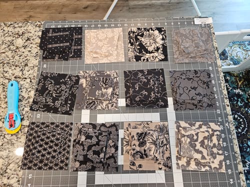 Customer photo review of True Fabrics - Cotillion - Precut Fabric