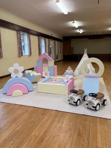 Customer photo review of Maxi Castle Block Sets - Pastel Trio