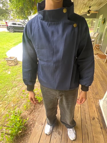 Customer photo review of Divine Blue Denim Jacket Preorder