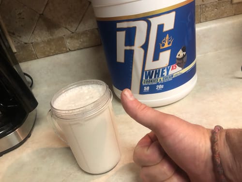 Customer photo review of WHEY-XS 5lbs Bottle