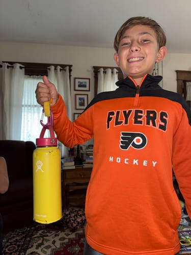 Customer photo review of Trail Tether: Hiking-Rated Pacifier Clip and Multi-Use Strap