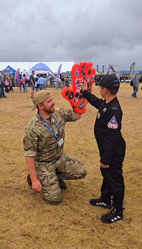 Customer photo review of Typhoon Kids Flying Suit